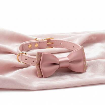 Premium cat collar with elegant satin bow